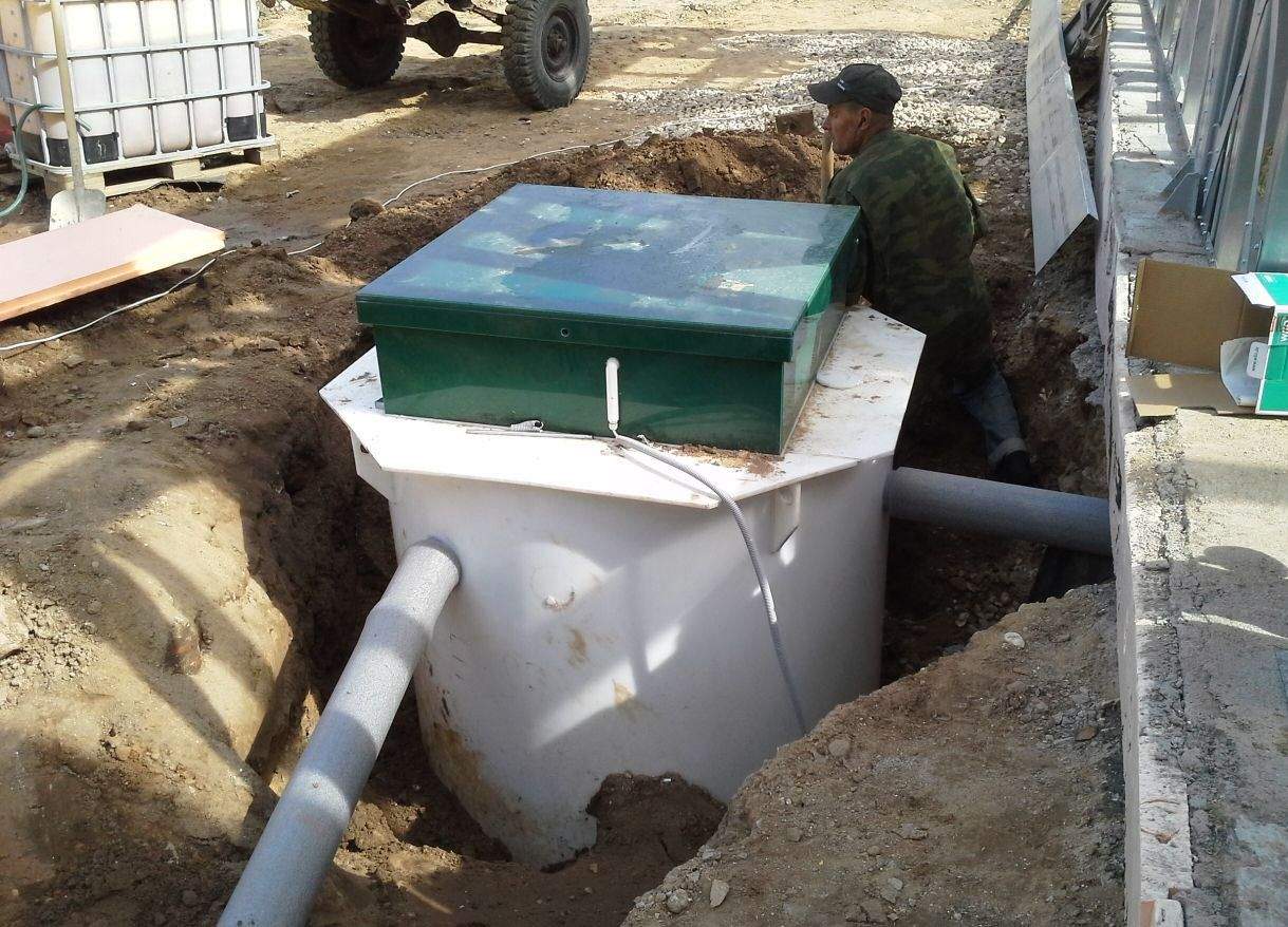 Установка септика Топас